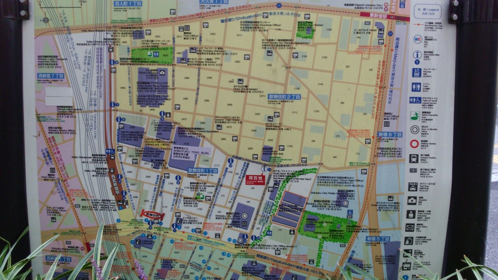 Kabukicho map