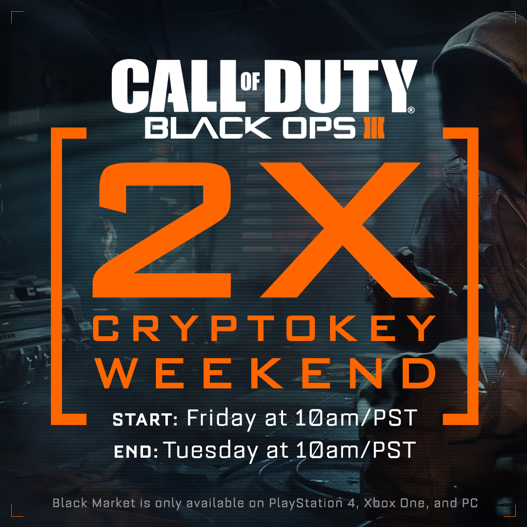 Call of Duty Black Ops 3 : Week end double XP