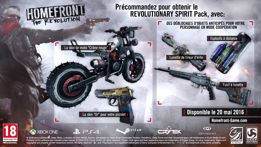 Homefront revolution pack preco