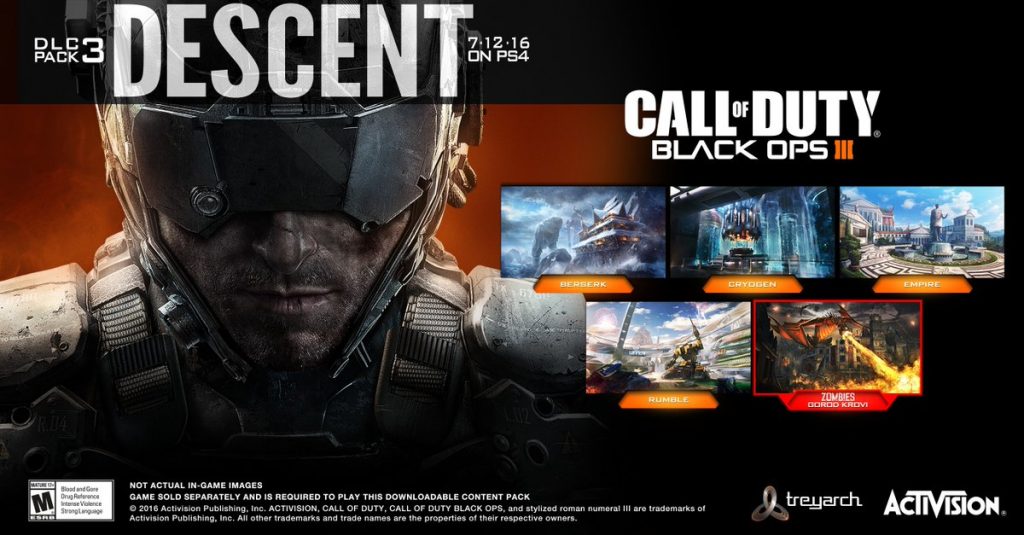 Call of Duty Black Ops III DLC Descents