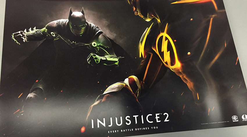 Affiche d'Injustice 2 dévoilée