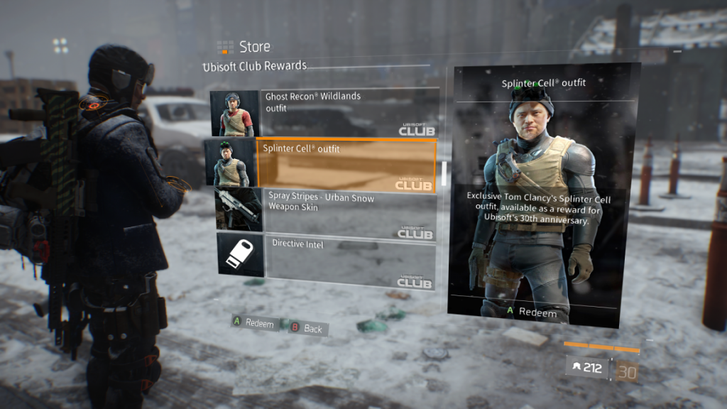 The Division tenues d'anniversaire