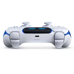 Manette DualSense édition limitée ASTRO BOT, avec des accents bleus et un design inspiré du jeu