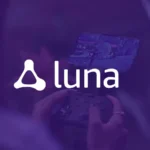 Logo Amazon Luna avec une manette et un smartphone affichant un jeu en streaming