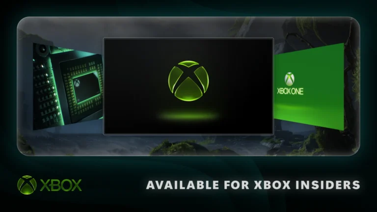 Bannière Xbox Insider annonçant les nouvelles fonctionnalités disponibles