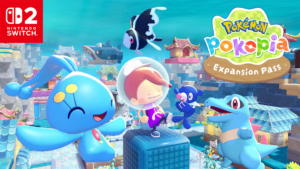 : Illustration officielle de l'Expansion Pass de Pokémon Pokopia sur Nintendo Switch 2