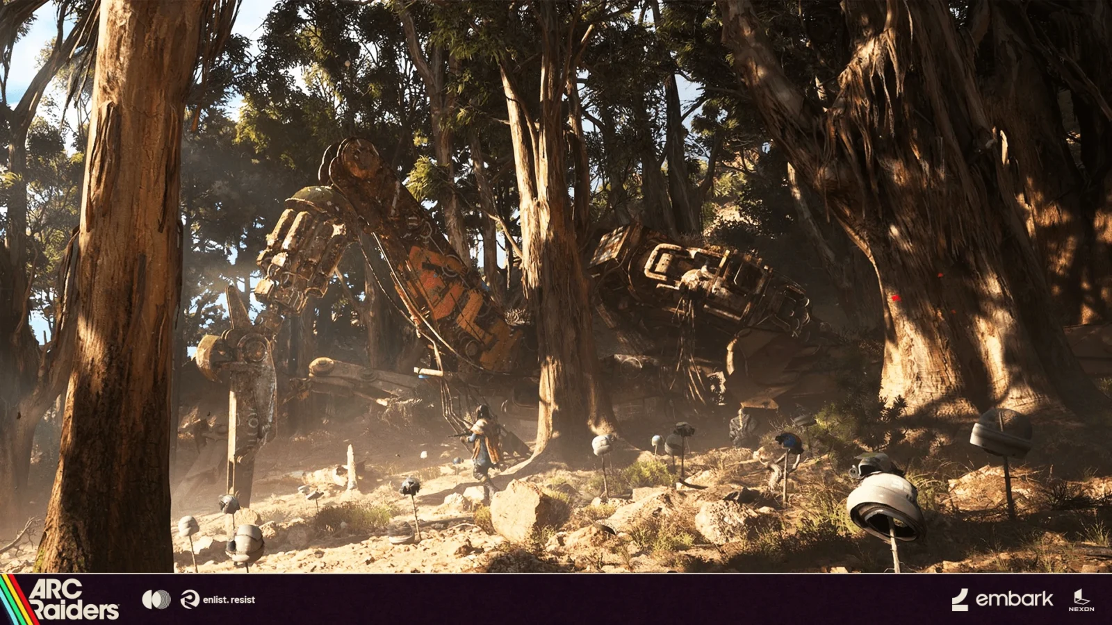 Arc Raiders, une forêt dévastée