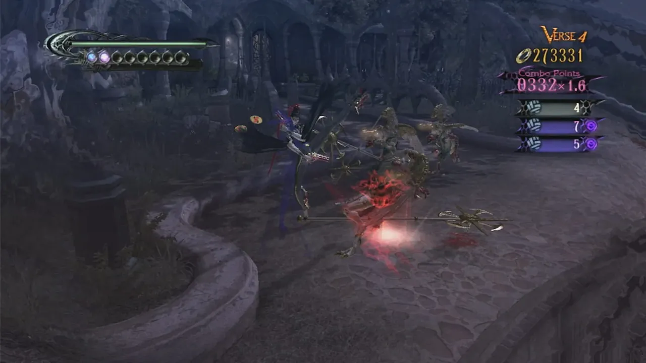 Capture du jeu Bayonetta