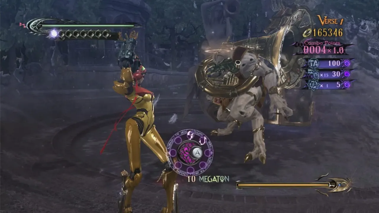 Capture du jeu Bayonetta