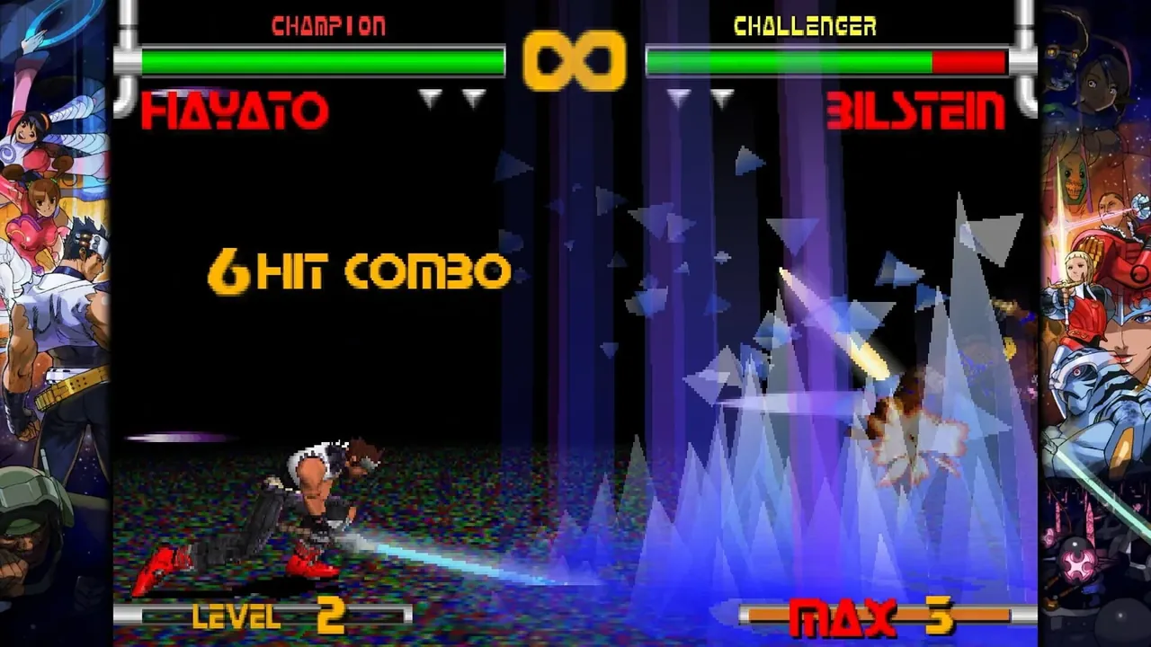 Capture du jeu Capcom Fighting Collection 2