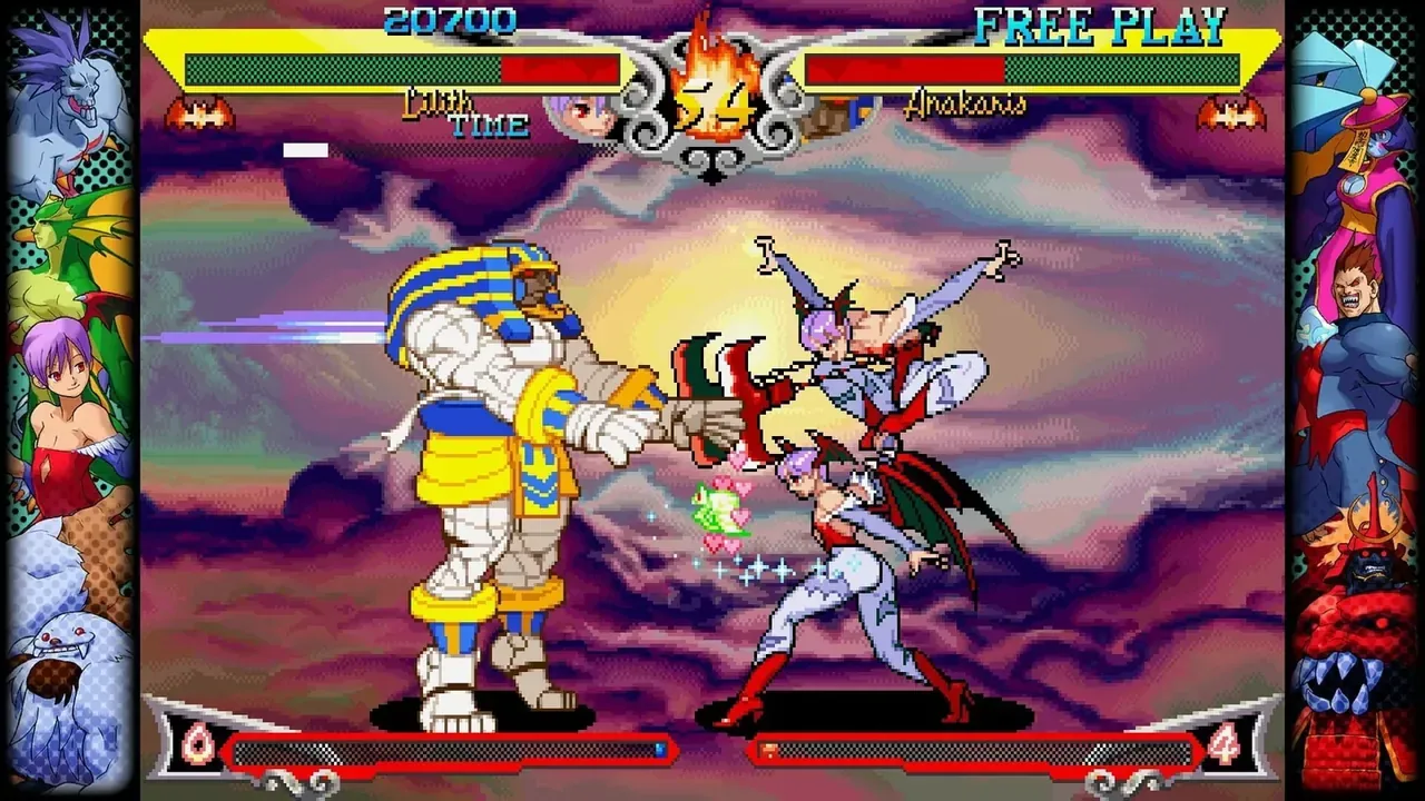 Capture du jeu Capcom Fighting Collection