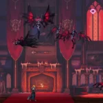 Une salle de chateau dans Castlevania, La Malediction de Belmont