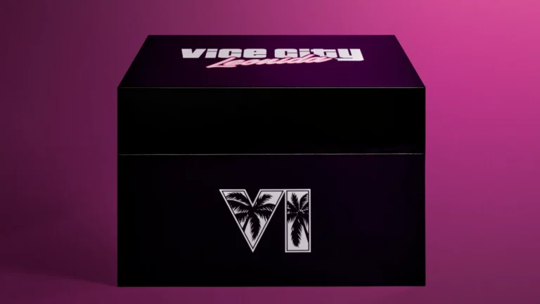 Coffret GTA VI The Goodtime State - Vice City Collection, fermé