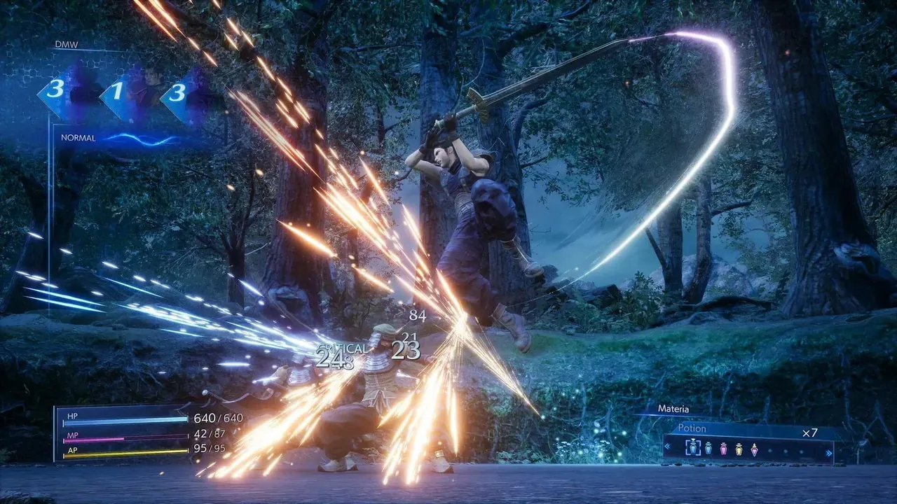 Capture du jeu Crisis Core Final Fantasy VII Reunion