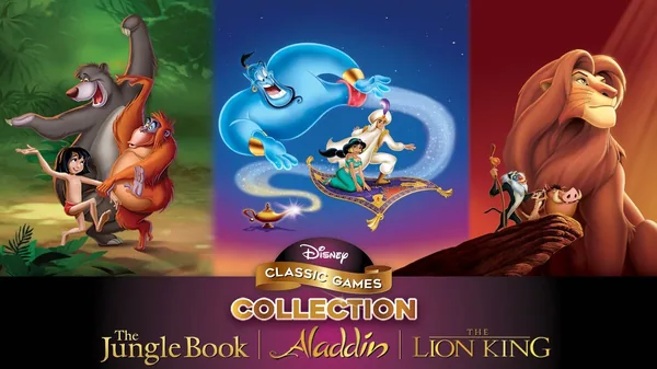 Jaquette du jeu Disney Classic Games Collection: The Jungle Book, Aladdin, and The Lion King