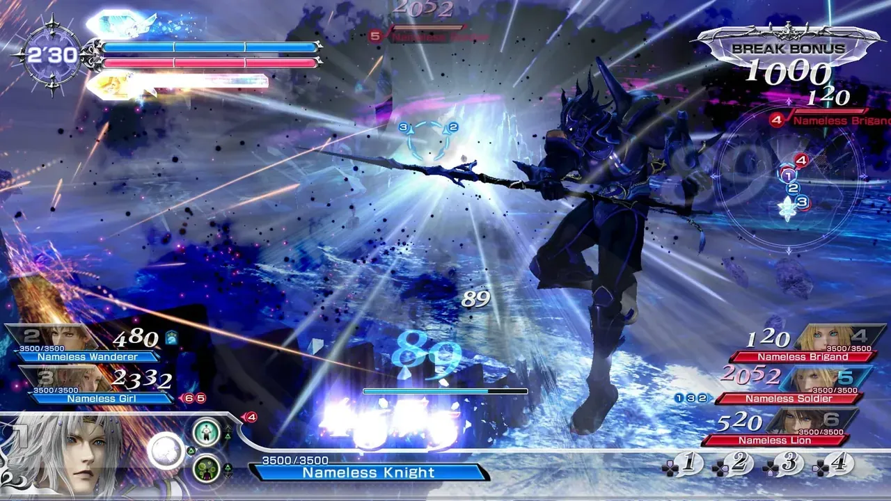 Capture du jeu Dissidia: Final Fantasy NT