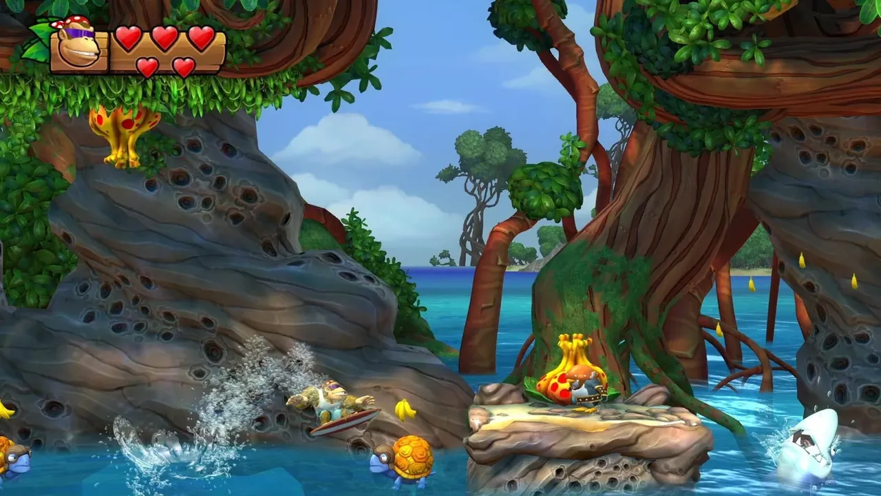 Capture du jeu Donkey Kong Country Tropical Freeze