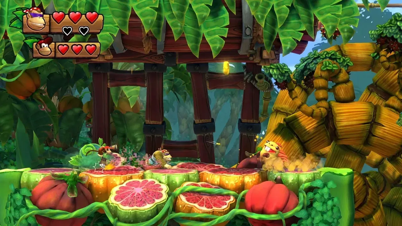 Capture du jeu Donkey Kong Country Tropical Freeze