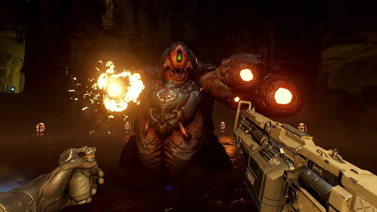 Capture du jeu Doom VFR