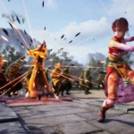 Une melee entre officiers et soldats dans Dynasty Warriors 3