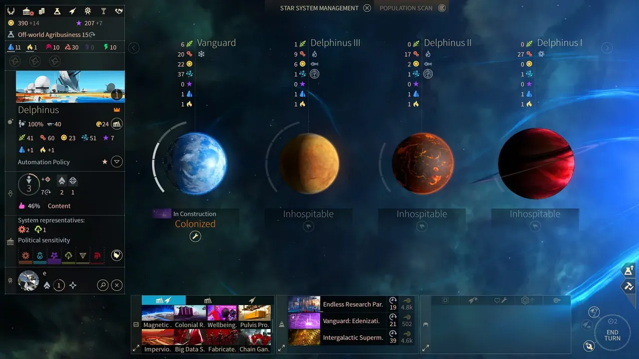 Capture du jeu Endless Space 2