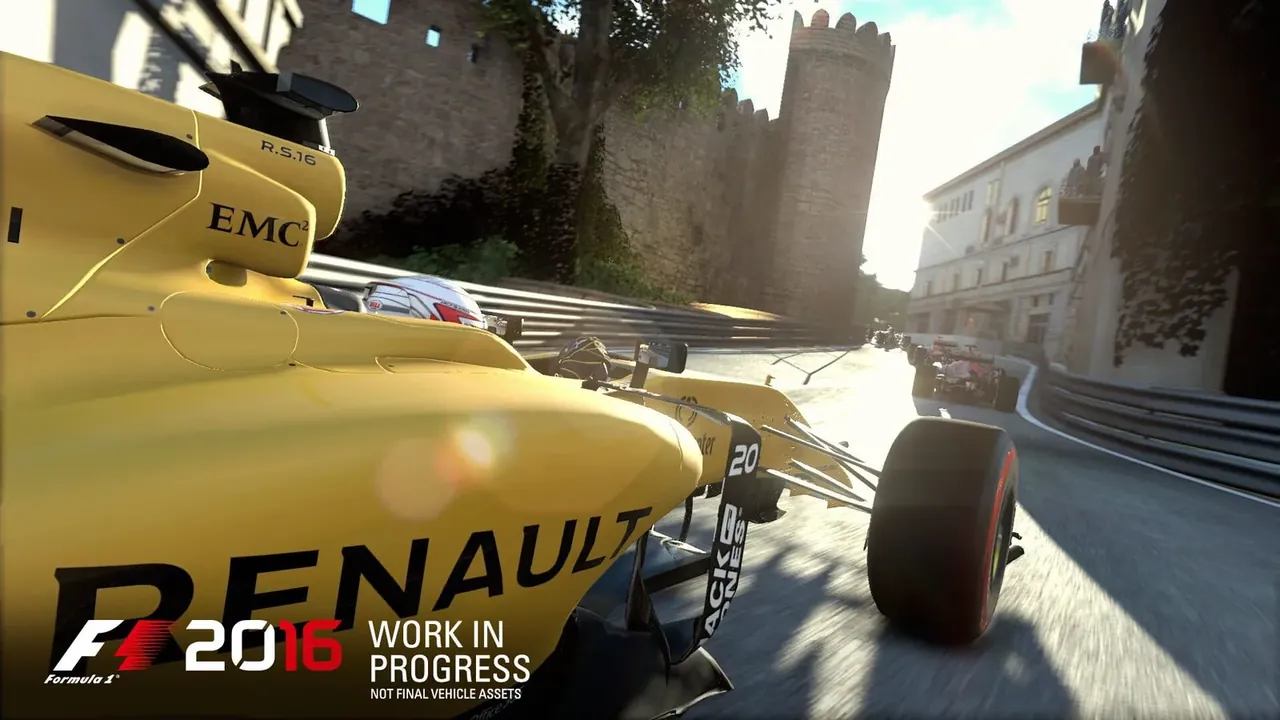 Capture du jeu F1 2016