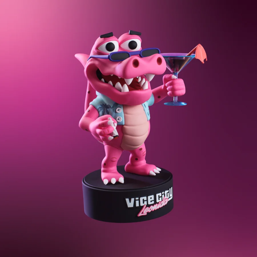 Figurine Macca the Gator du coffret GTA VI Vice City Collection