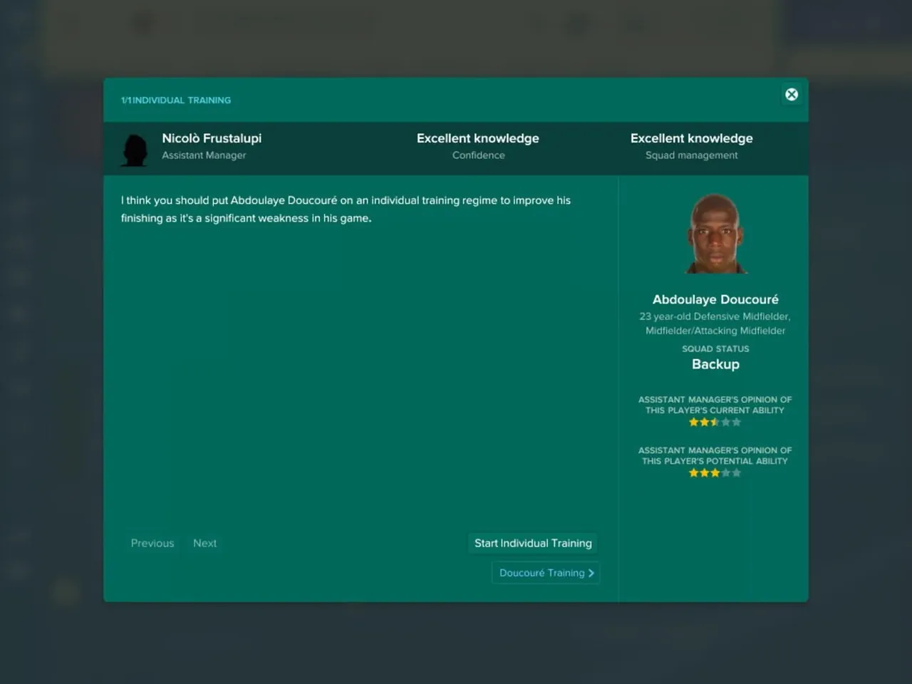 Capture du jeu Football Manager 2017