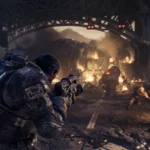 Capture de Gears of War: E-Day, des soldats en plein combat