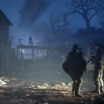Capture de Hell Is Us, le héros dans une rue de nuit