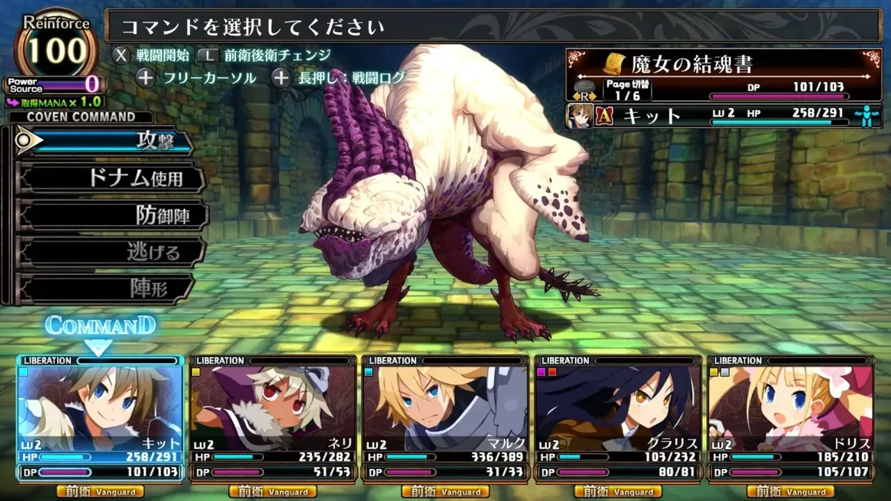 Capture du jeu Labyrinth of Galleria: The Moon Society