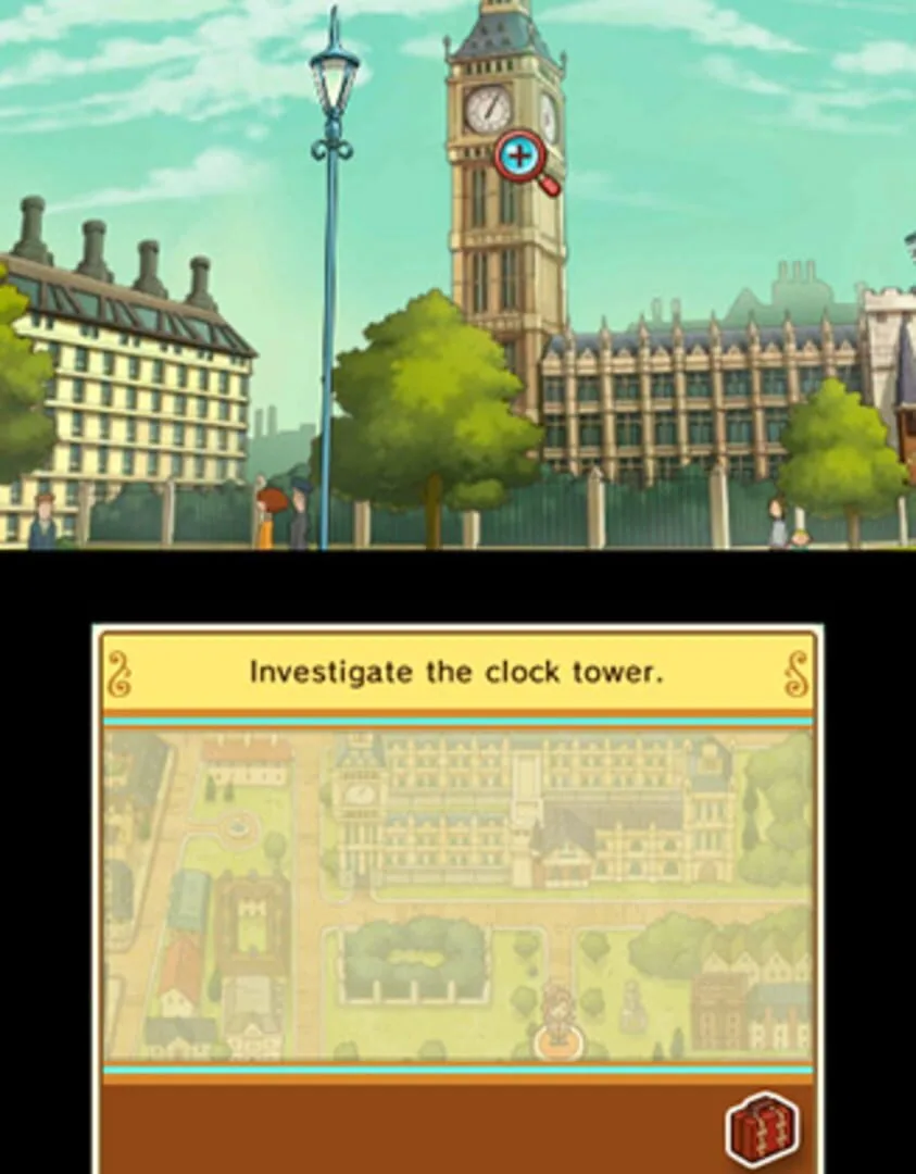 Capture du jeu L’Aventure Layton : Katrielle et la Conspiration des millionnaires