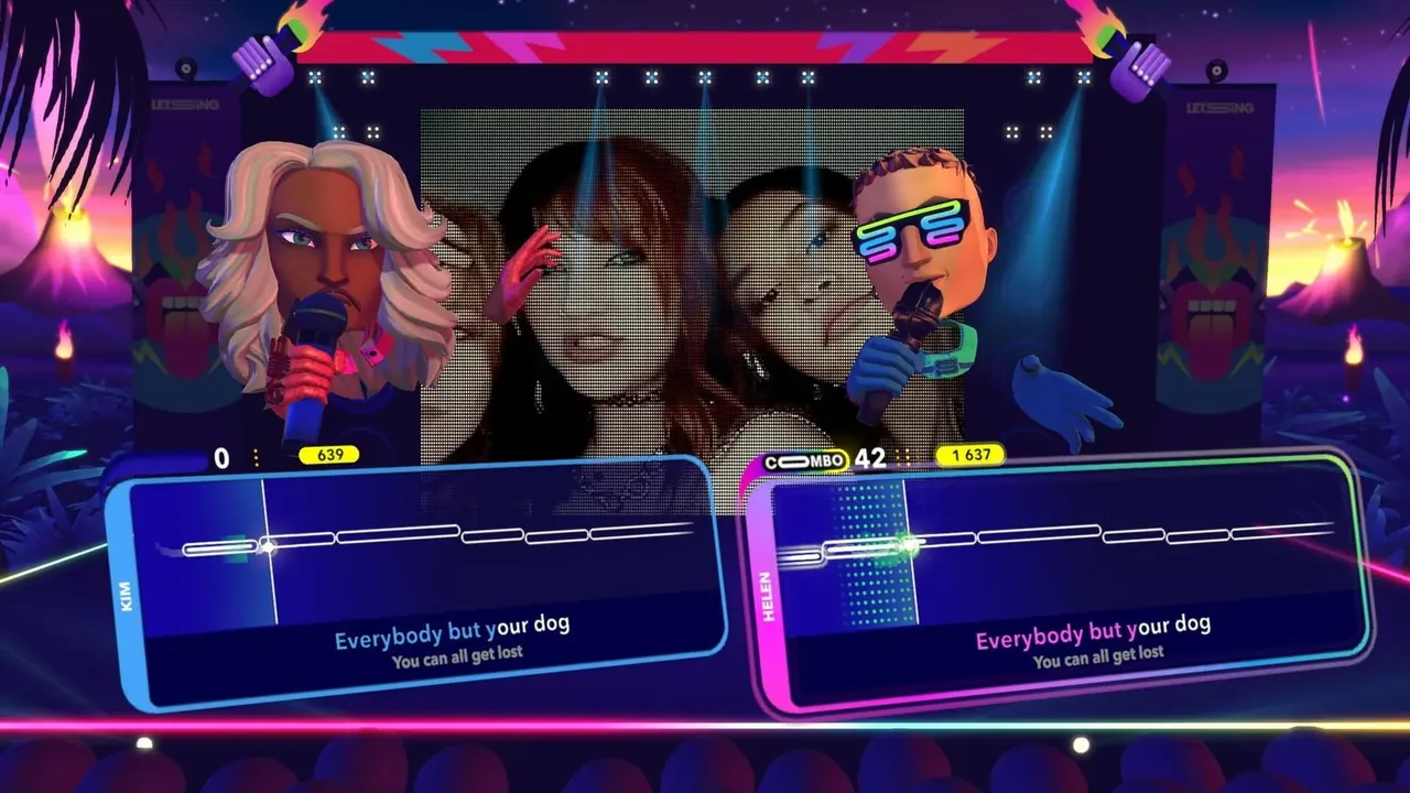 Capture du jeu Let’s Sing 2024