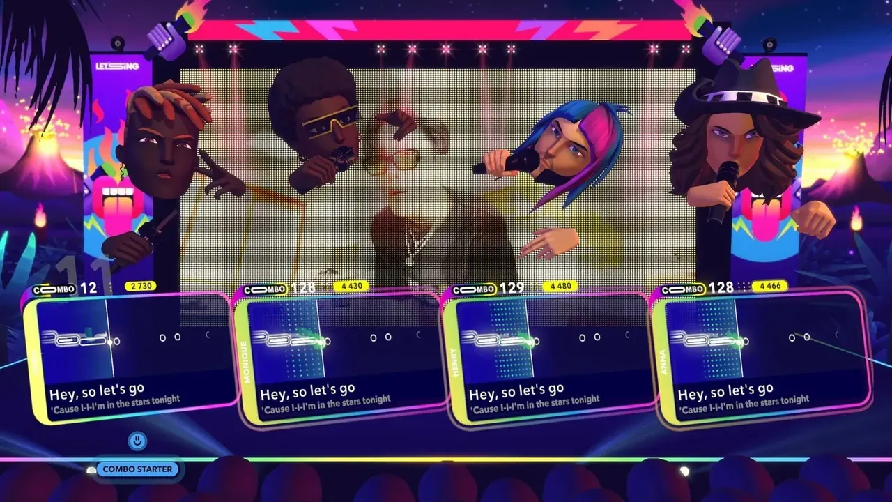 Capture du jeu Let’s Sing 2024