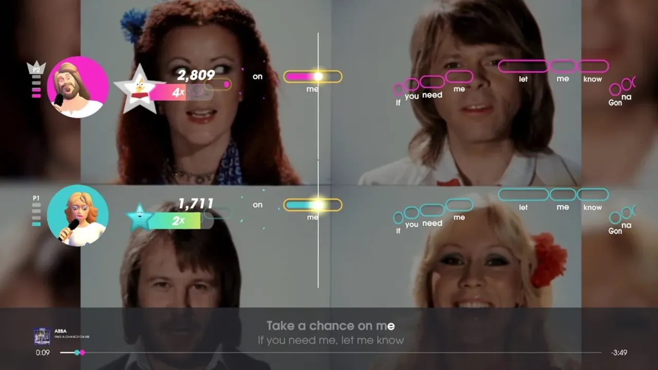 Capture du jeu Let’s Sing ABBA