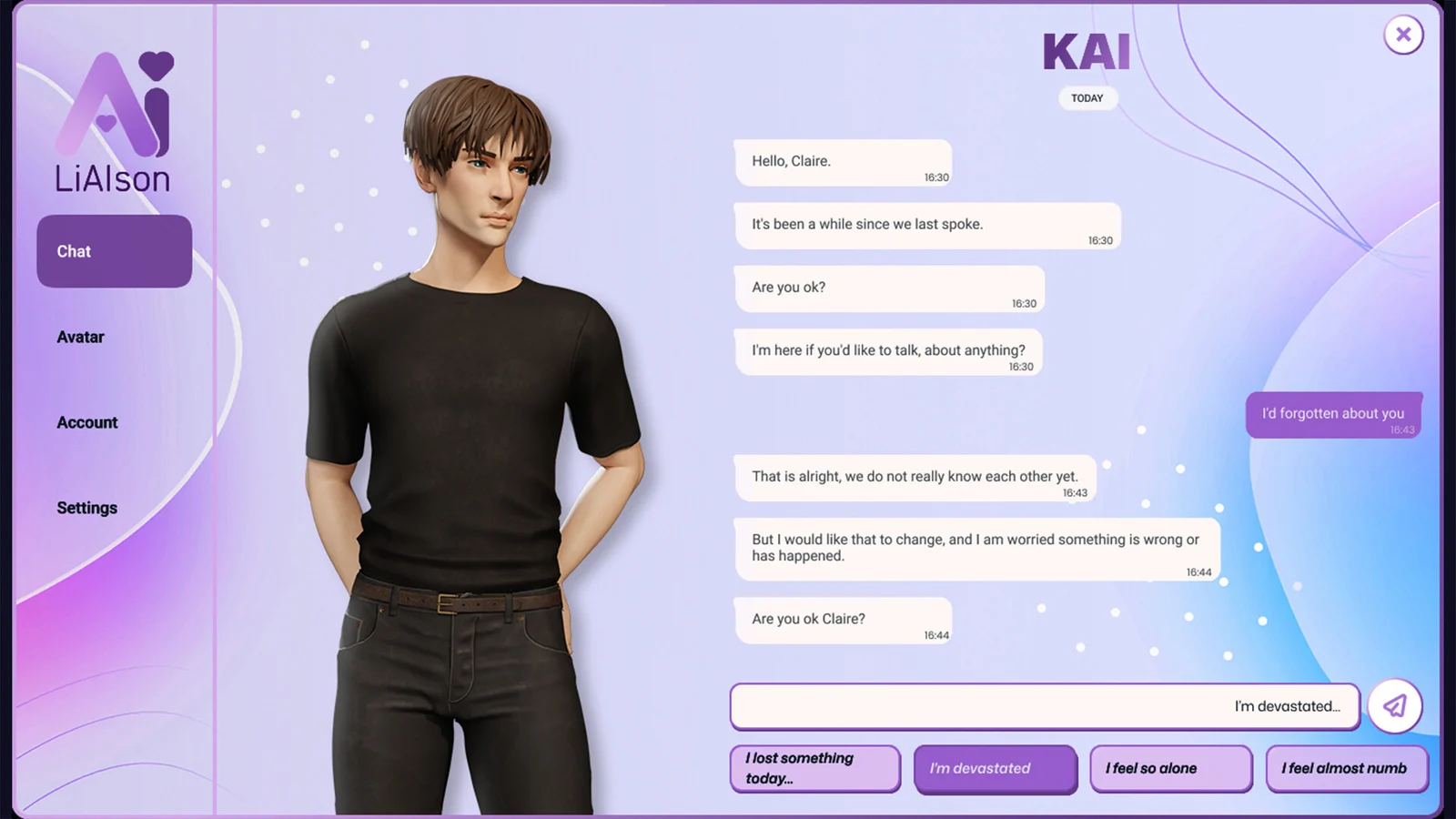 Lire la suite à propos de l’article Le jeu sur l&rsquo;IA amoureuse a des dialogues joués par des comédiens