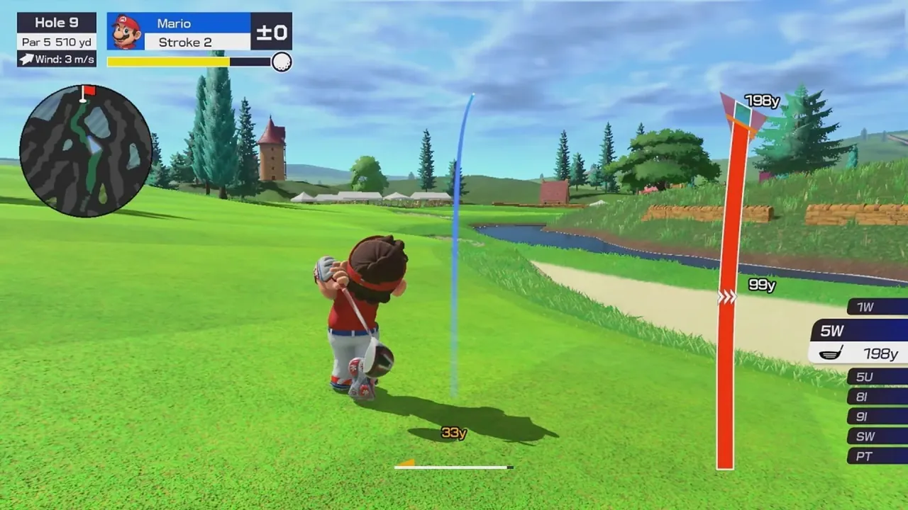 Capture du jeu Mario Golf Super Rush