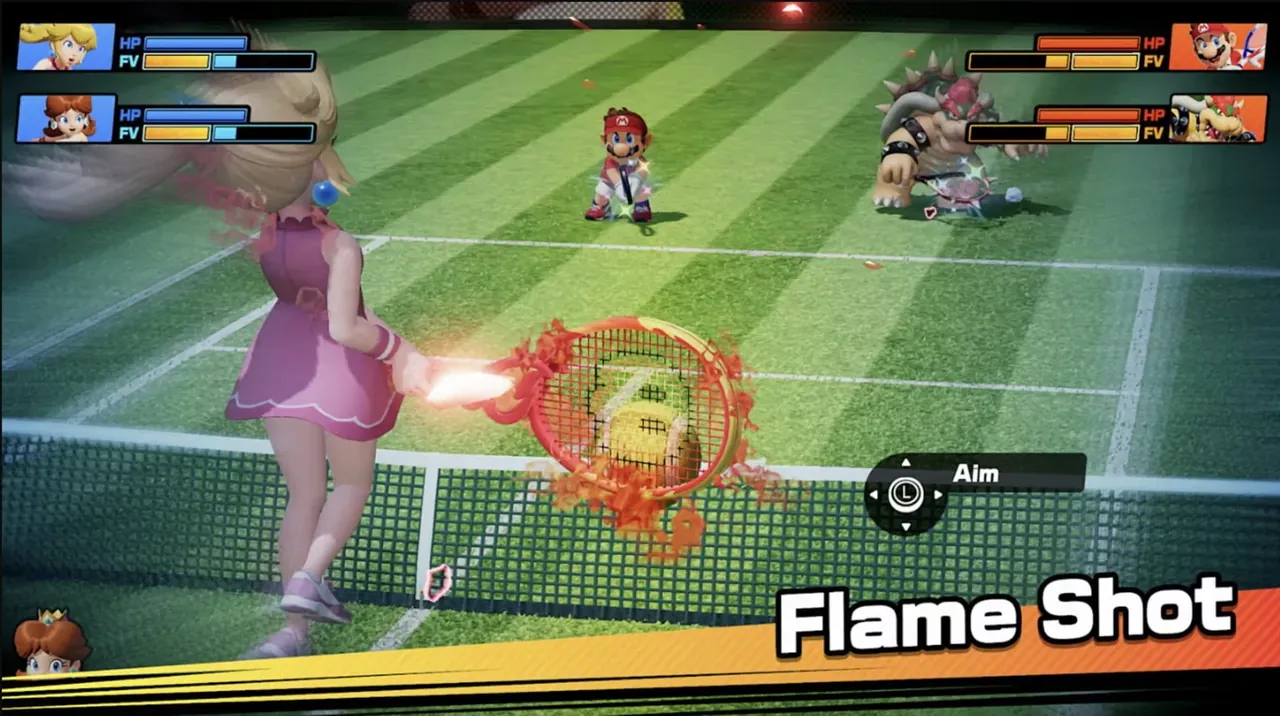 Capture du jeu Mario Tennis Fever