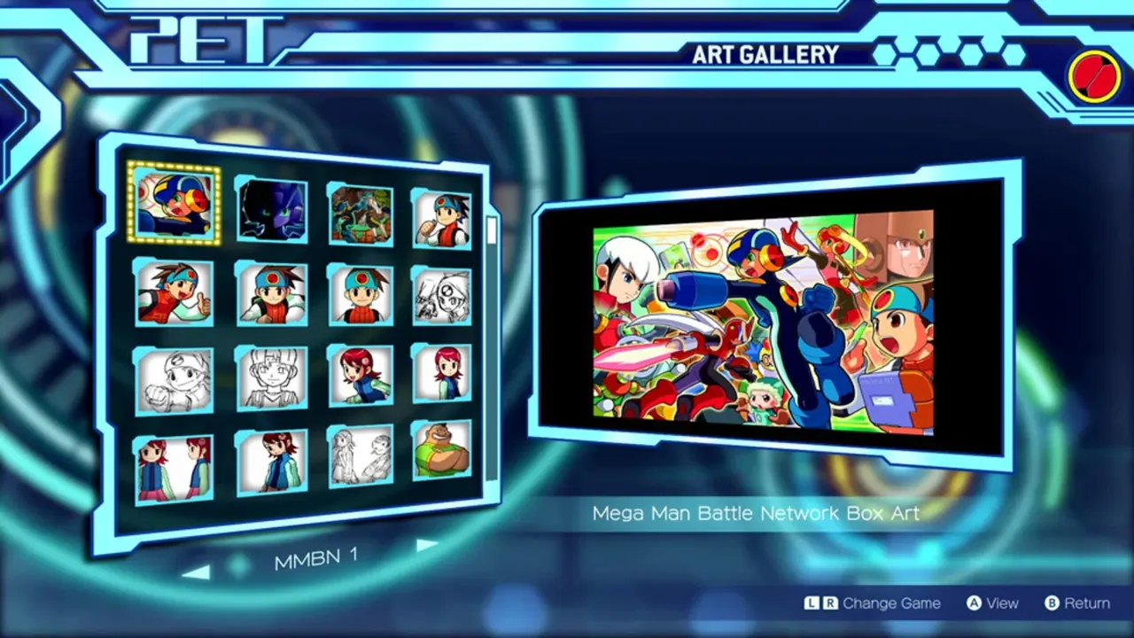 Capture du jeu MegaMan Battle Network Legacy Collection