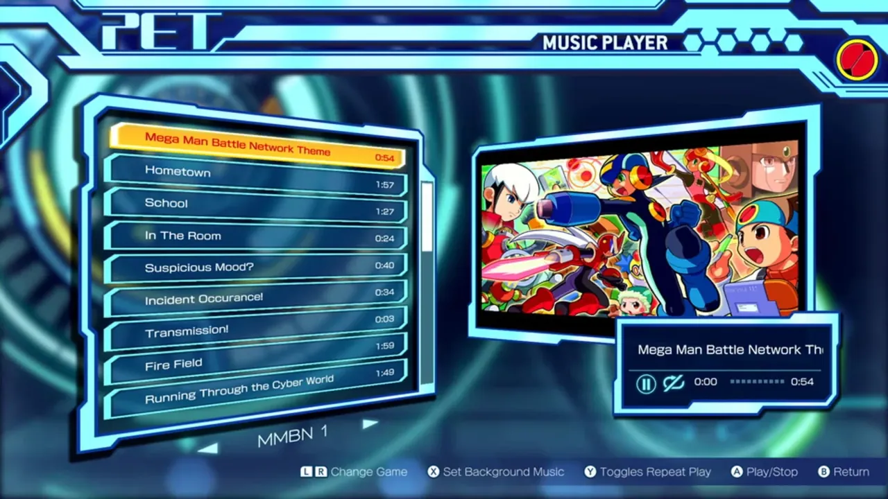 Capture du jeu MegaMan Battle Network Legacy Collection