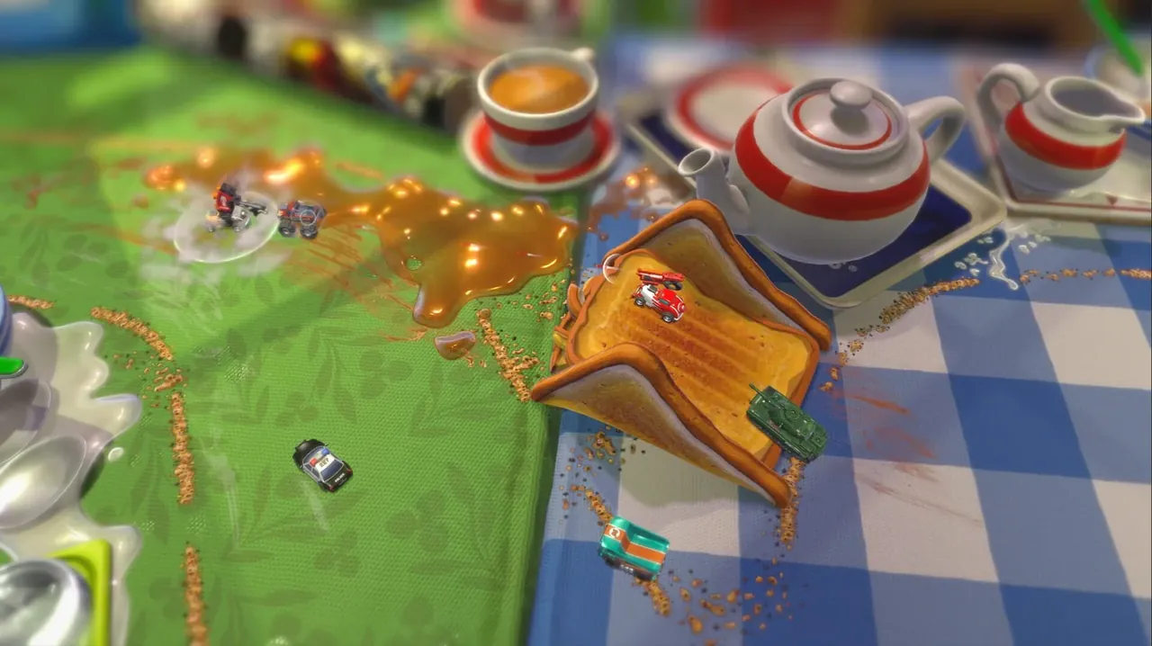 Capture du jeu Micro Machines World Series