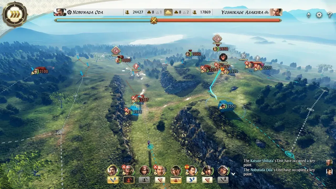 Capture du jeu Nobunaga’s Ambition – Awakening