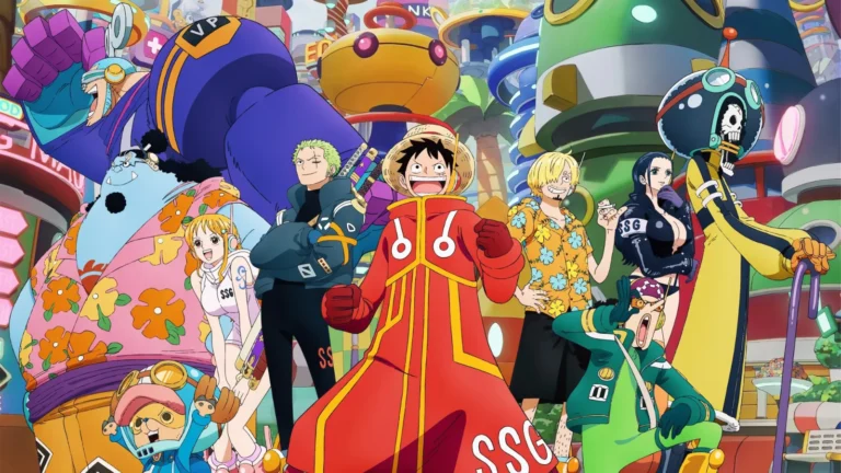 Visuel officiel de l'anime One Piece, Luffy et son équipage