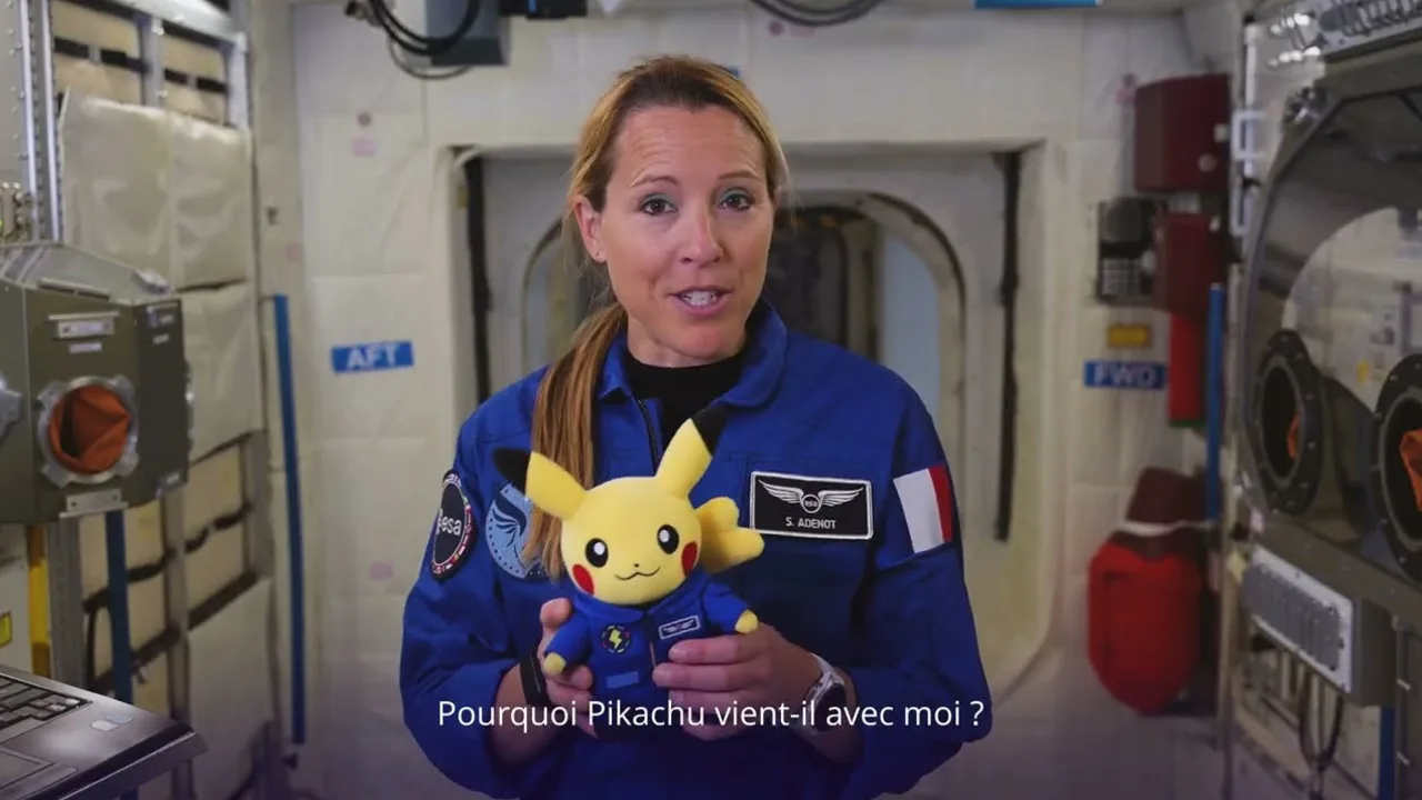 Lire la suite à propos de l’article Une peluche Pikachu a passé 67 jours dans l&rsquo;ISS avec Sophie Adenot