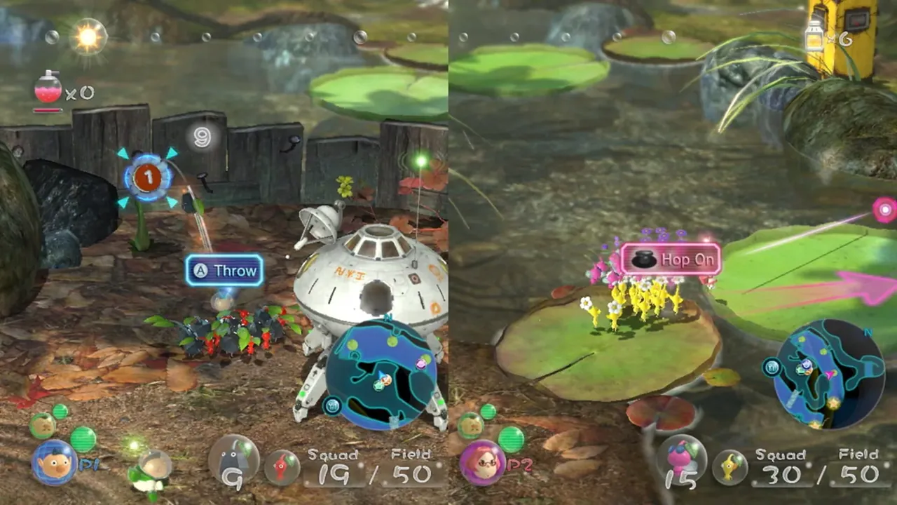 Capture du jeu Pikmin 3 Deluxe