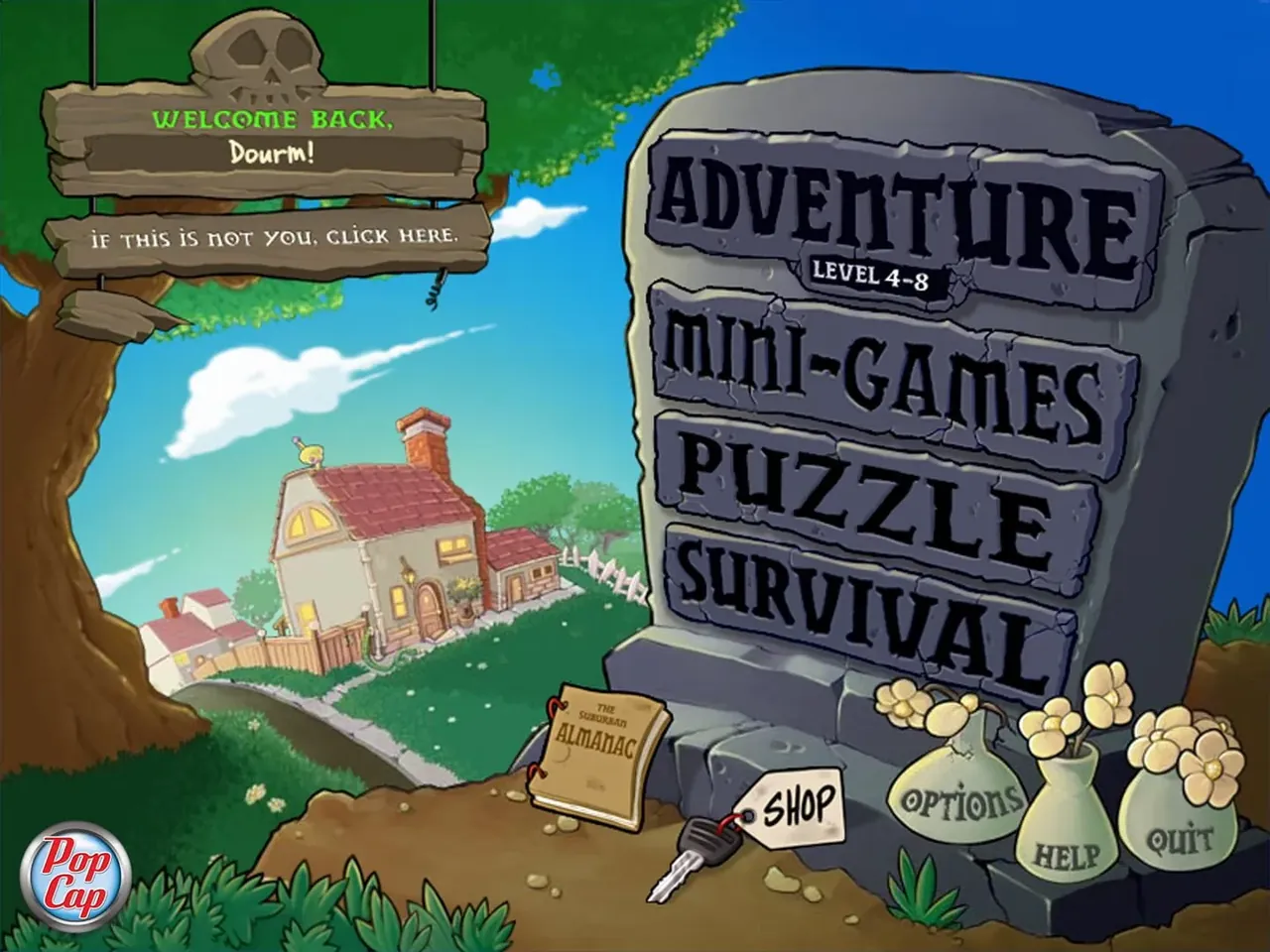 Capture du jeu Plants vs. Zombies