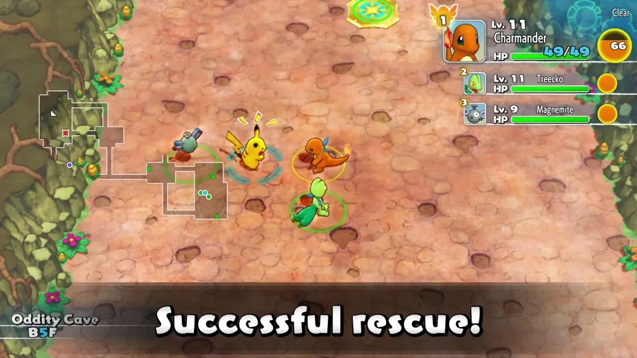 Capture du jeu Pokémon Donjon Mystère: Equipe de Secours DX