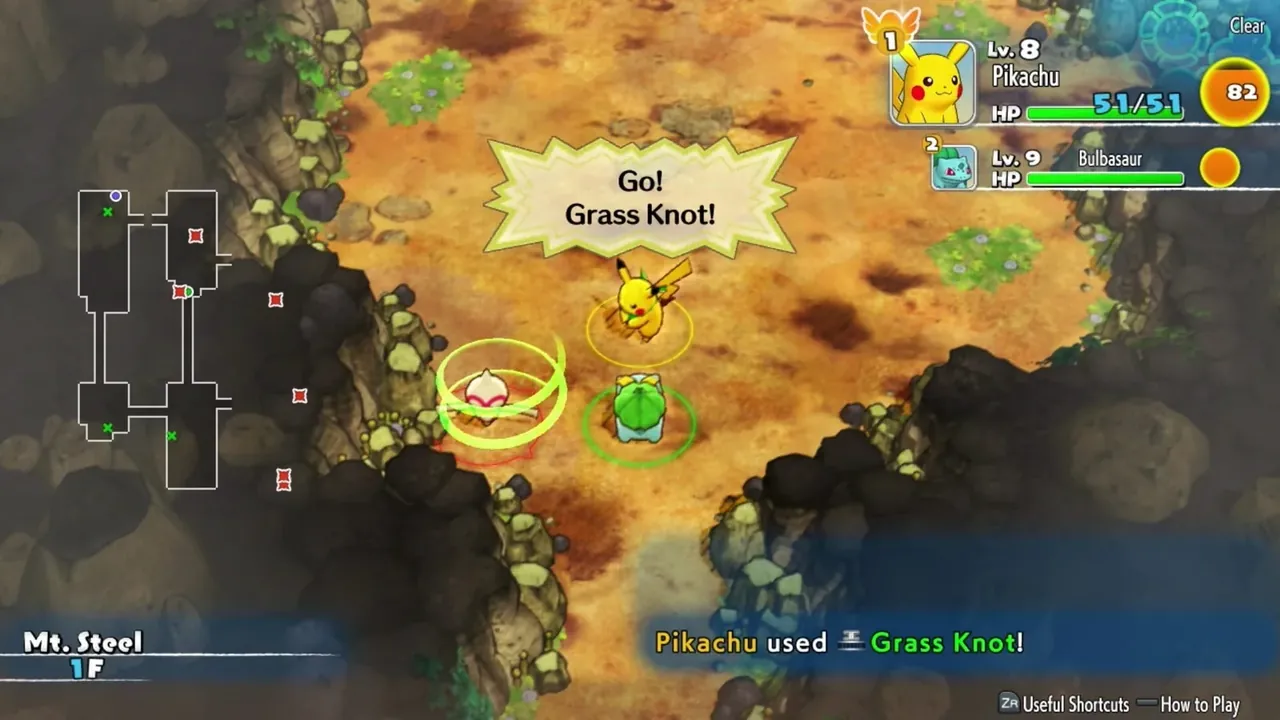 Capture du jeu Pokémon Donjon Mystère: Equipe de Secours DX