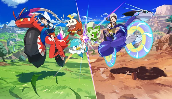 Jaquette du jeu Pokémon Écarlate et Pokémon Violet