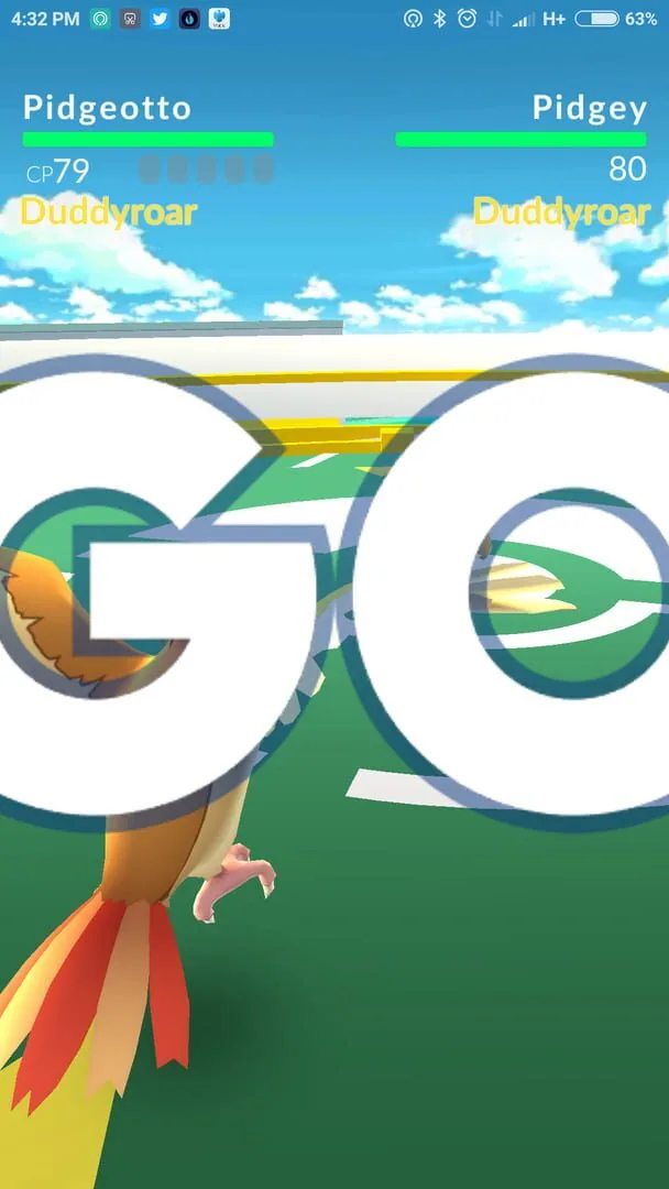 Capture du jeu Pokemon Go